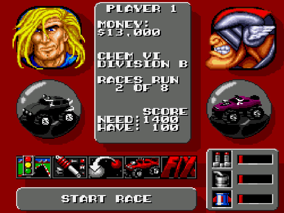 Rock N’ Roll Racing (USA)