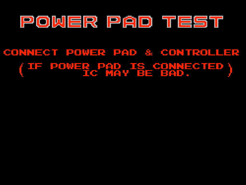 Nintendo World Class Service Power Pad Test Cartridge