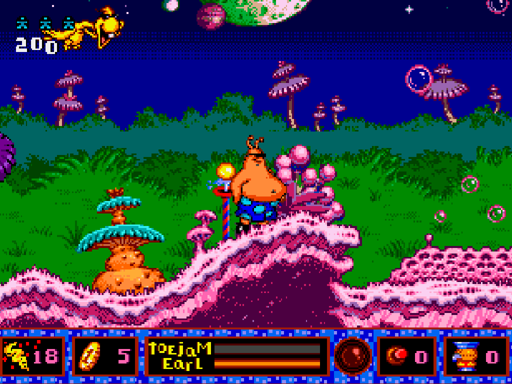 ToeJam & Earl in Panic on Funkotron